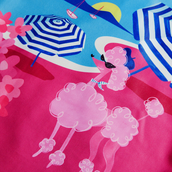 Speedo DIG LS RASH TOP PIN/BLU