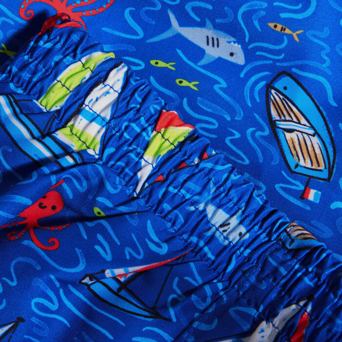 Speedo PRINT 11WSHRT BLU/RED