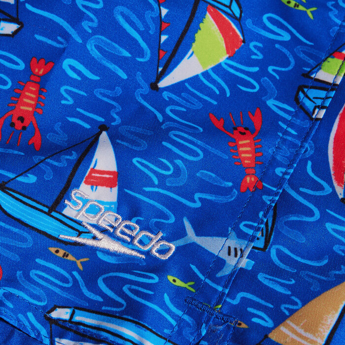 Speedo PRINT 11WSHRT BLU/RED