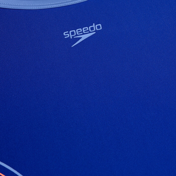 Speedo ECO PLAST PLAC THINSTR MUSCLEB BLU/PIN