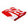 LOGO TOWEL AU RED/WHI