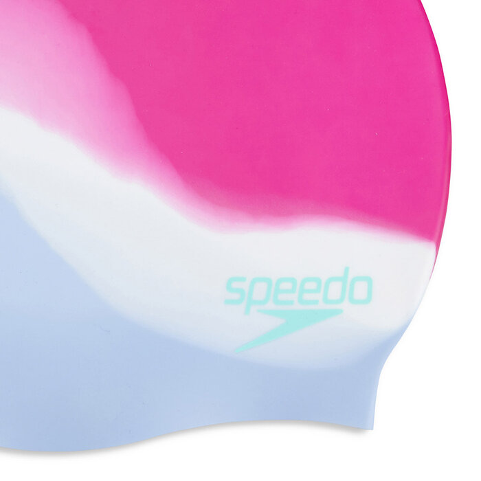 Speedo MULTI COLOUR SIL CAP PUR/BLU P12