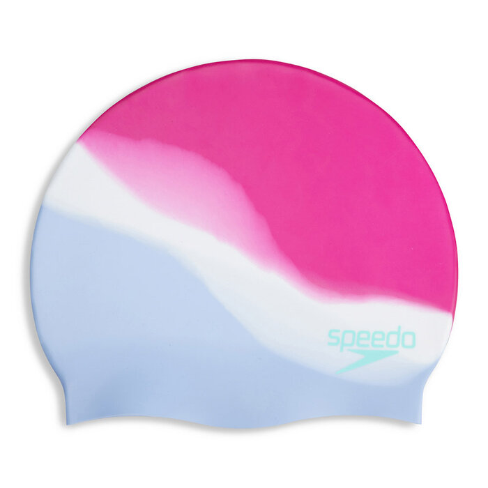 Speedo MULTI COLOUR SIL CAP PUR/BLU P12