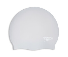 Speedo LONG HAIR CAP SIL/WHI P12