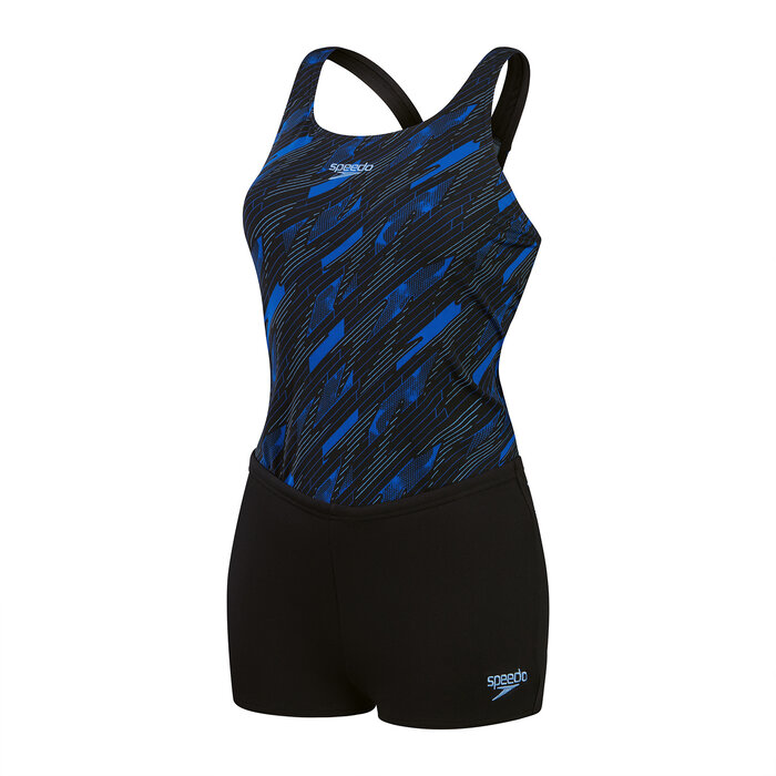 Speedo END+ H-BOOM TANKINI BLA/BLU