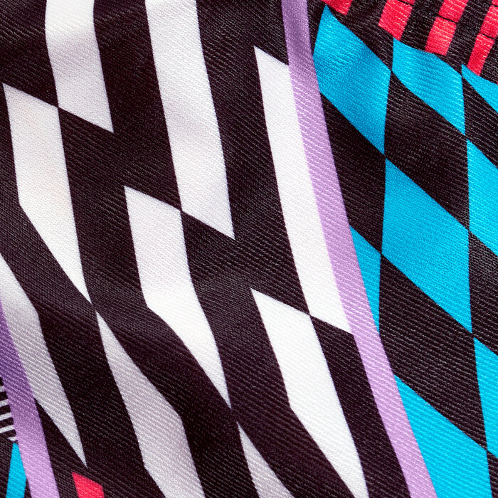 Speedo END+ ALLOV DIG XBACK CROP TOP RED/BLU