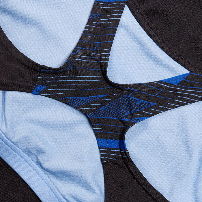Speedo END+ H-BOOM SPLICE LEGSUIT BLA/BLU