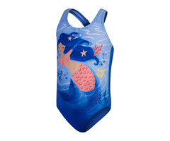 Speedo ECO DIG PRINT SWIMSUIT BLU/PIN