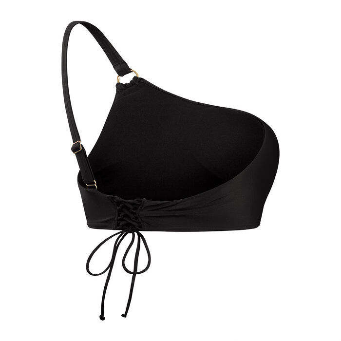 Speedo ECO ASYMMETRIC BIKINI TOP BLA