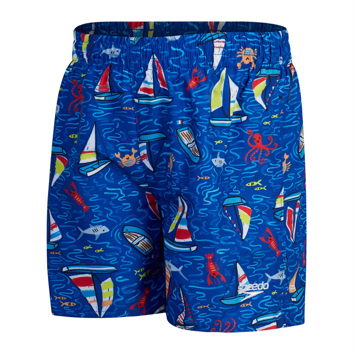 Speedo PRINT 11WSHRT BLU/RED