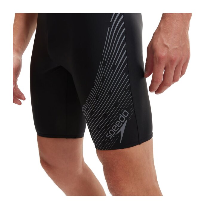 Speedo ECO MEDLEY LOGO JAM BLA/GRE-