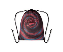Speedo PRINTED MESH BAG RED/BLU