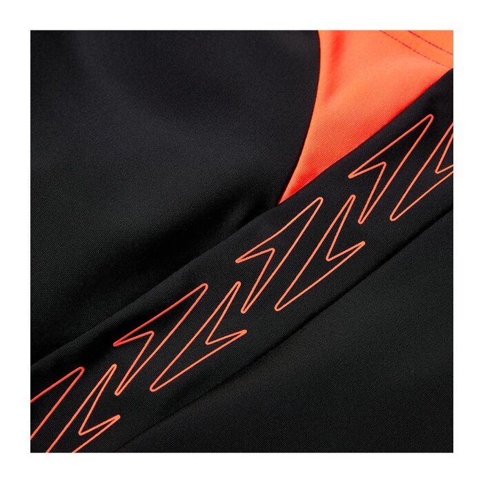 Speedo H-BOOM LOGO SPLICE AQSH BLA/RED