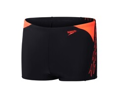 Speedo H-BOOM LOGO SPLICE AQSH BLA/RED