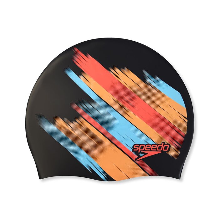 Speedo REV MOULD SIL CAP MUL/BLA