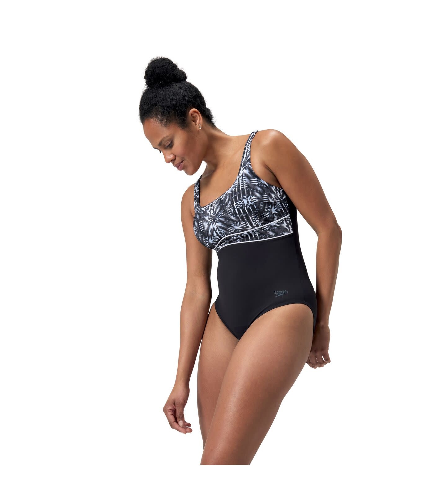 Speedo CONTECLIPSE PRNT SHAP 1P BLA/GRE