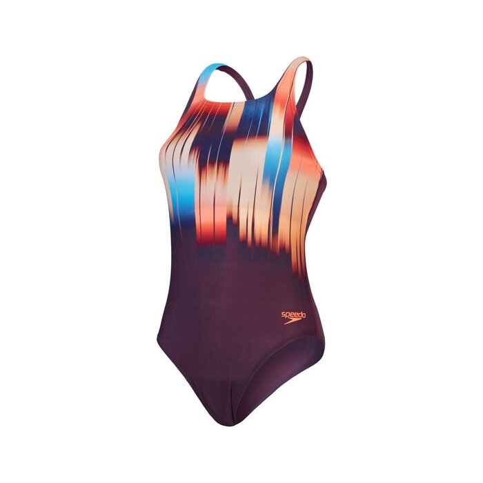 Speedo ECO+ DIG PRINT MEDALIST PUR/ORA