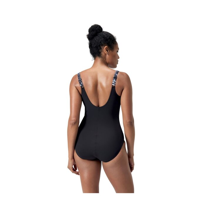 Speedo LUNALUSTRE PR SHAPING 1P BLA/GRE