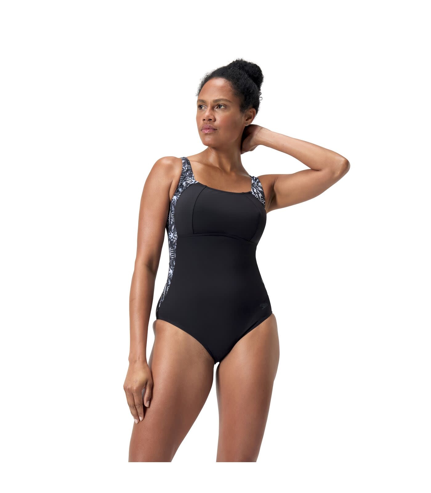 Speedo LUNALUSTRE PR SHAPING 1P BLA/GRE