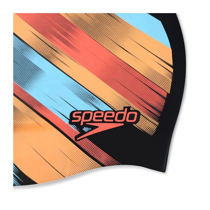 Speedo REV MOULD SIL CAP MUL/BLA