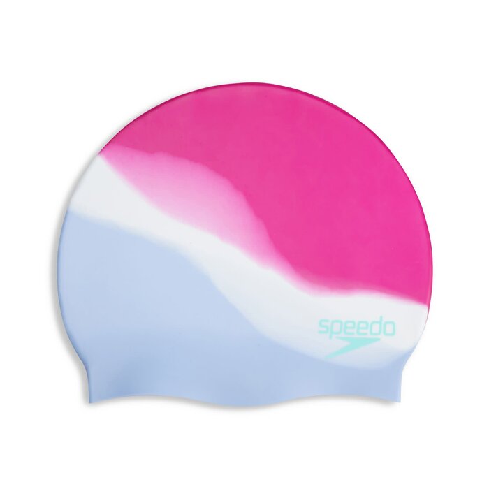 Speedo MULTI COLOUR SIL CAP PUR/BLU P12