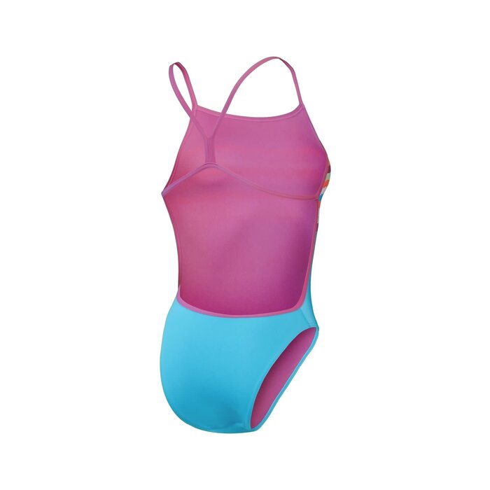 Speedo ECO+ PLACEM DIG VBACK BLU/RED-