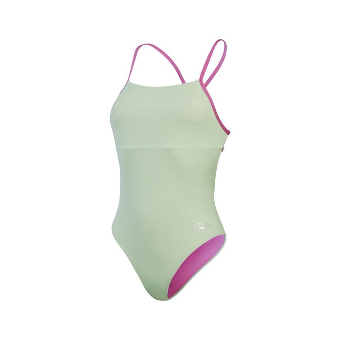 Speedo END+ SOLID LATTICE TIE-BACK GRN