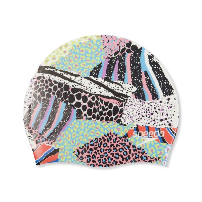 Speedo DIGITAL PRINTED CAP MUL/WHI