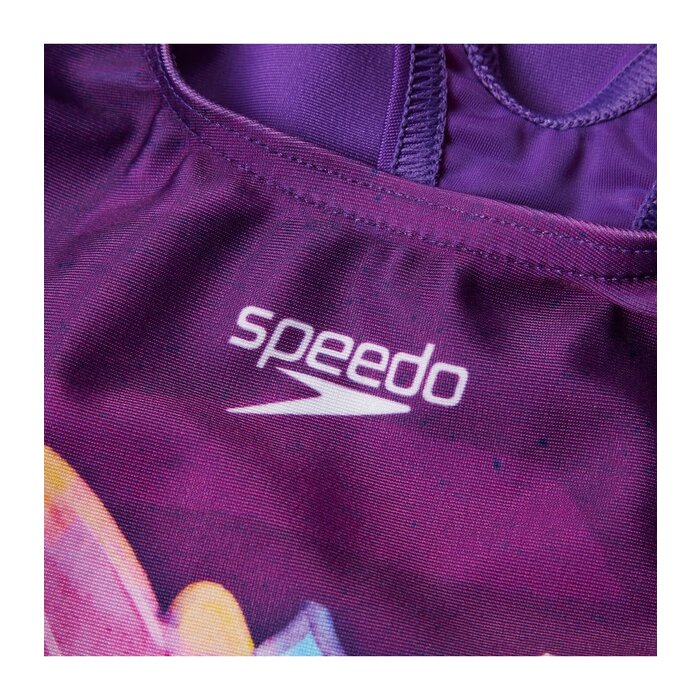 Speedo ECO DIG PRINT SWIMSUIT PUR/PIN
