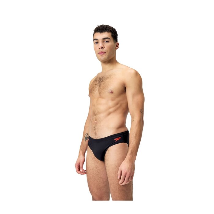 Speedo END+ 7CM TECH PANEL BRIEF BLA/RED