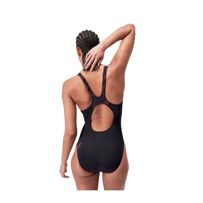 Speedo ECO+ H-BOOM SPLICE MUSCLEB BLA/PUR