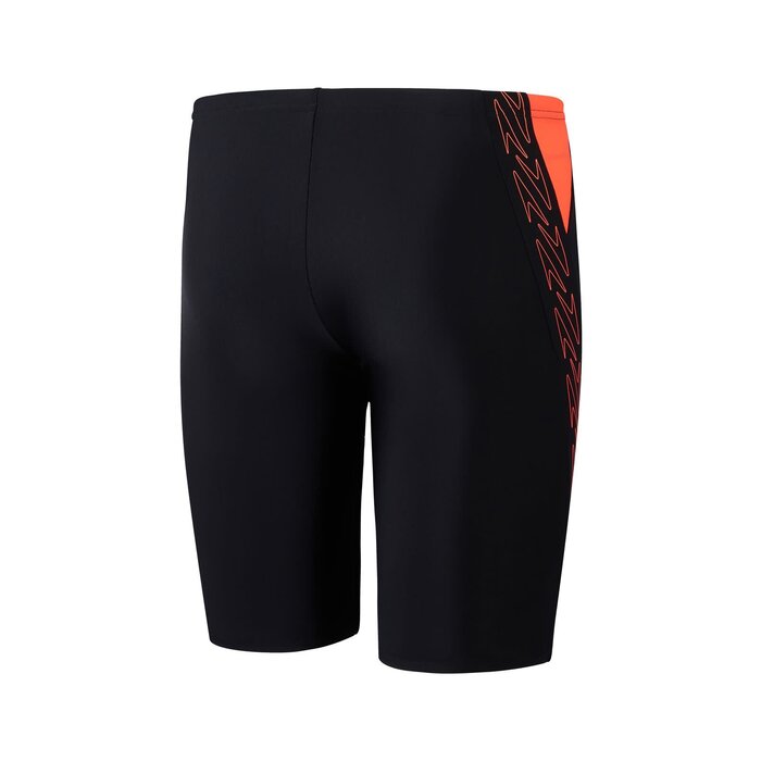 Speedo ECO H-BOOM LOGO SPLICE JAM BLA/RED