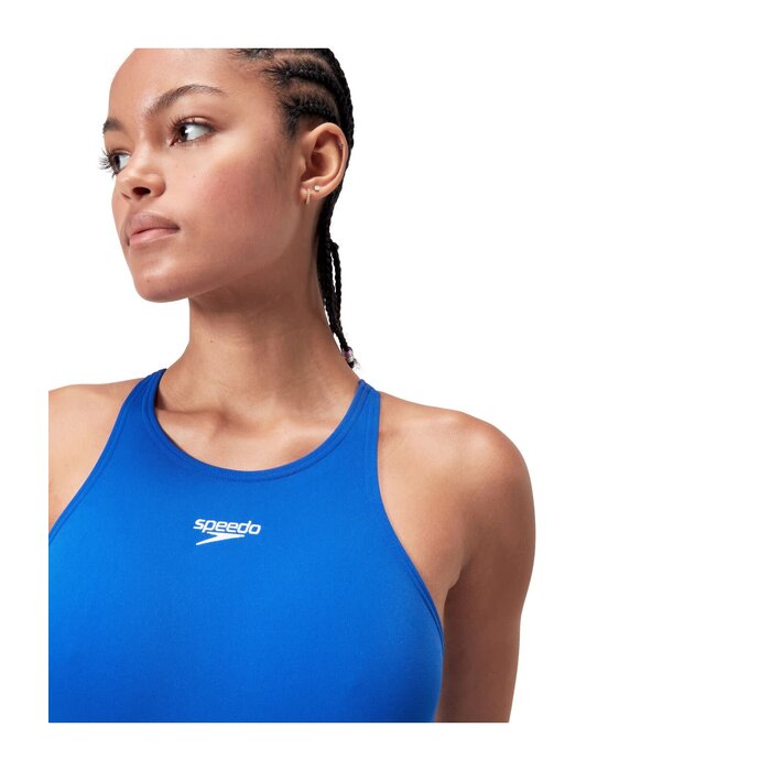 Speedo END+ V BACK (LONGER BODY) BLU