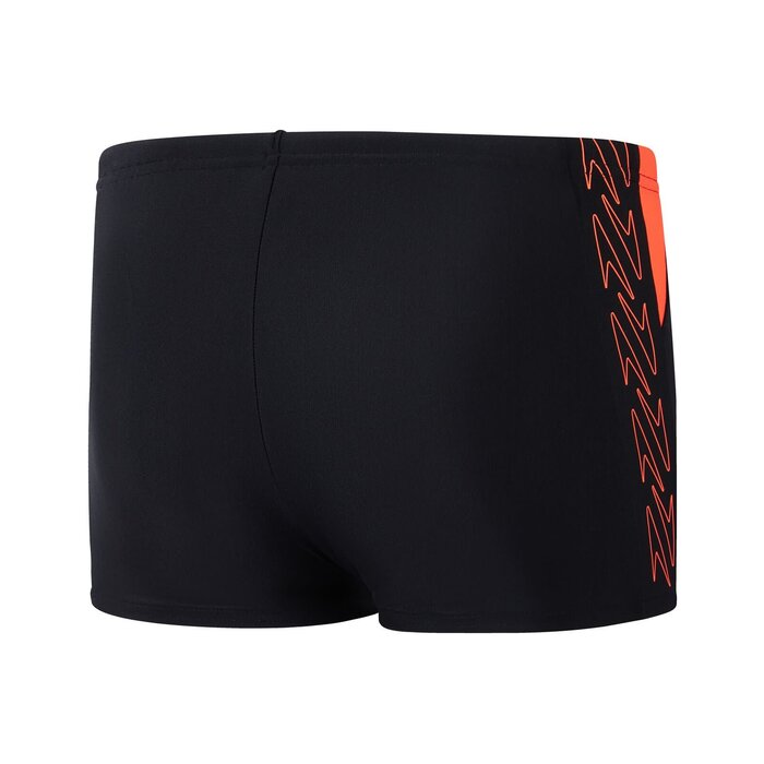 Speedo H-BOOM LOGO SPLICE AQSH BLA/RED