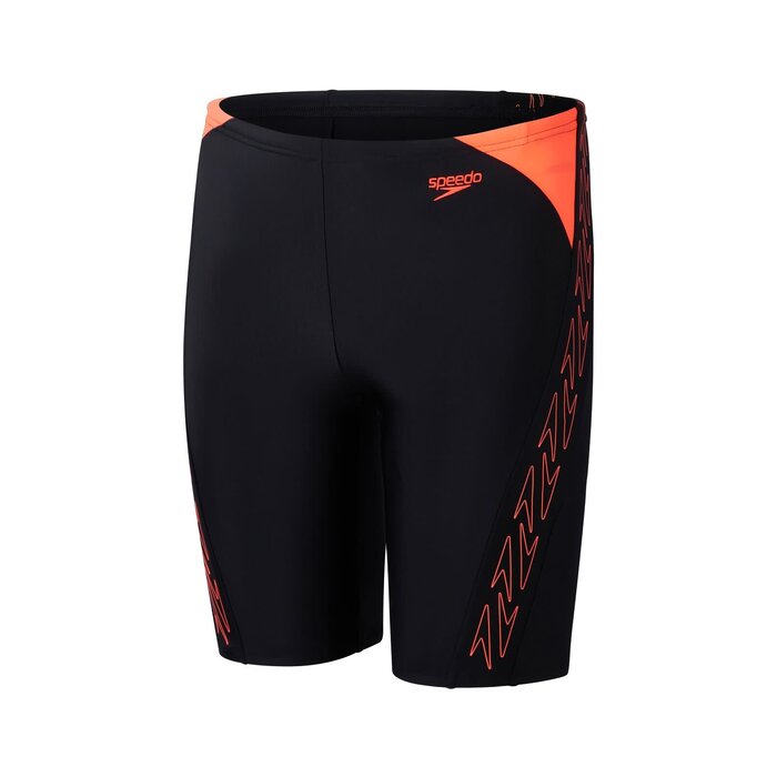 Speedo ECO H-BOOM LOGO SPLICE JAM BLA/RED