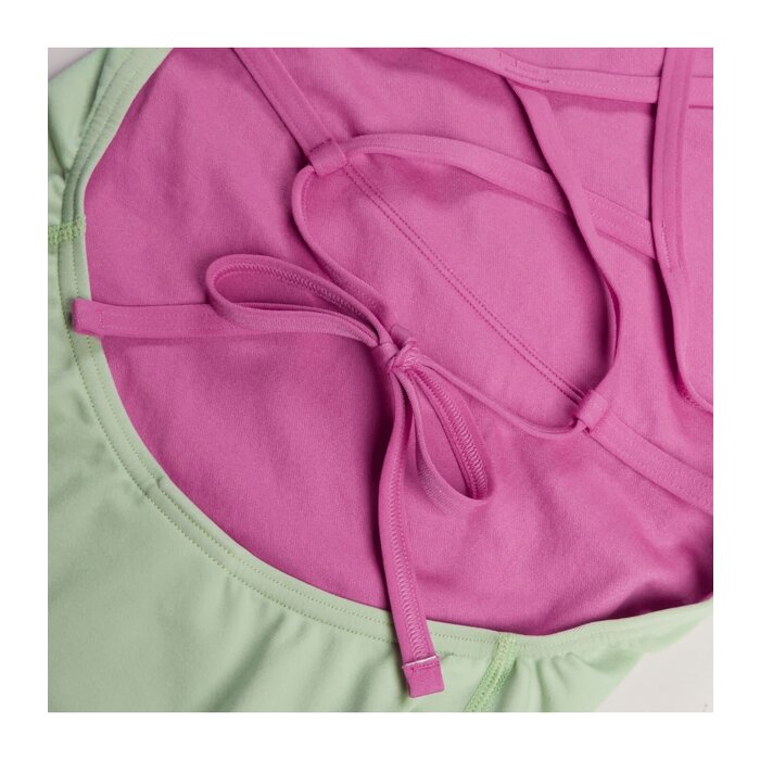 Speedo ECO+ SOLID LATTICE TIE-BACK GRN