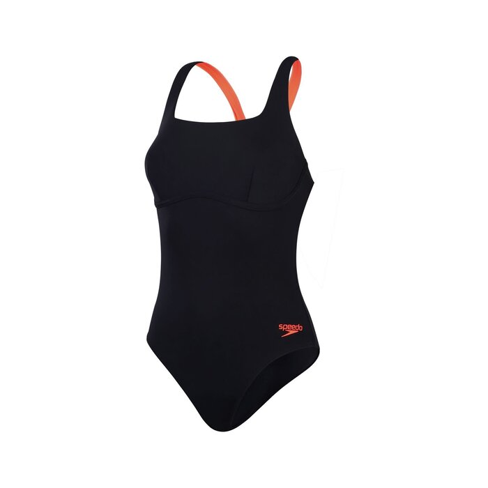 Speedo ECO+M FLEX BAND BRA SWIMSUIT BLA