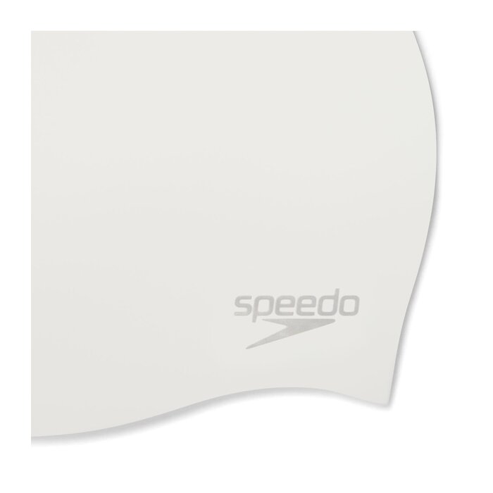 Speedo MOULDED SIL CAP WHI
