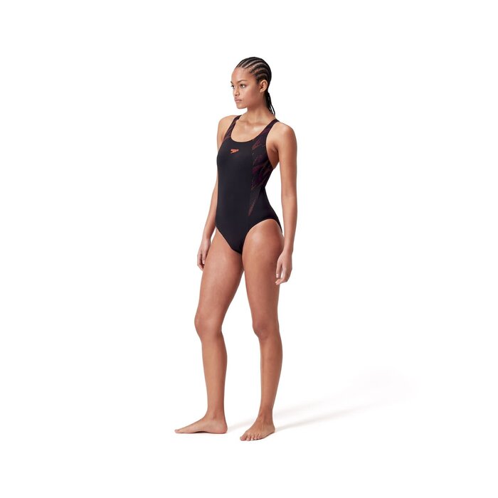 Speedo ECO+ H-BOOM SPLICE MUSCLEB BLA/PUR