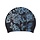 LONG HAIR PRINT CAP MUL/BLA