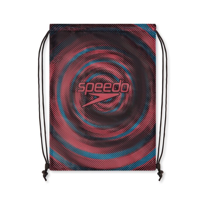 Speedo PRINTED MESH BAG RED/BLU