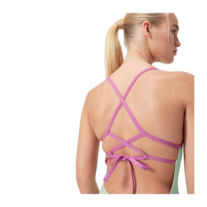Speedo END+ SOLID LATTICE TIE-BACK GRN