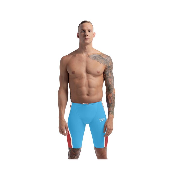 Speedo FS LZR PURE INT 2.0 HI WAIST JAM BLU/RED