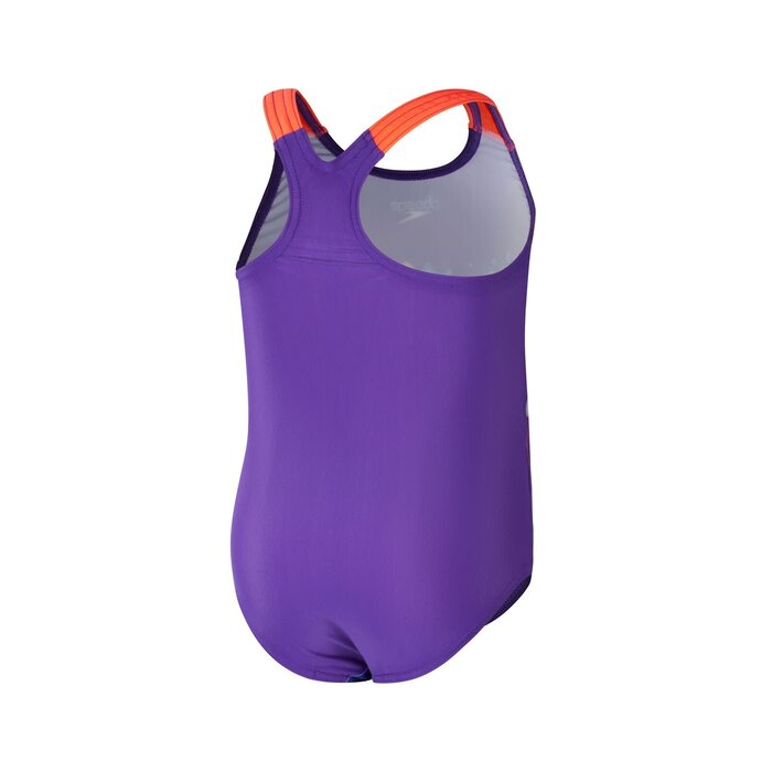 Speedo DIG PRINT SWIMSUIT PUR/PIN