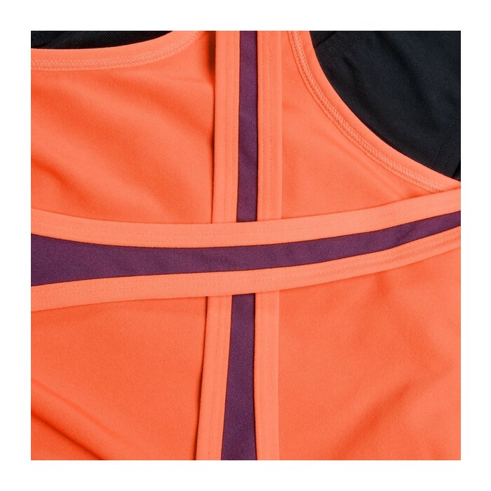 Speedo ECO+ HI NECK SPLICE XB BLA/RED