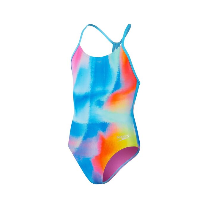 Speedo ECO+ ALLOV LANE LINE BACK BLU/PIN