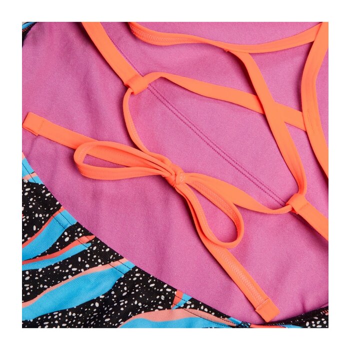 Speedo END+ ALLOV DIG LATTICE TIE-BACK BLA/BLU