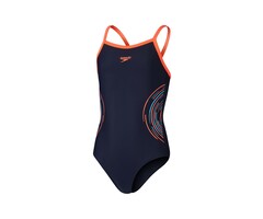Speedo PLAST PLAC THINSTR MUSCLEB NAV/RED