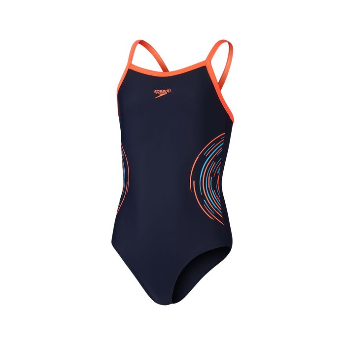 Speedo ECO PLAST PLAC THINSTR MUSCLEB NAV/RED