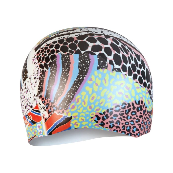 Speedo DIGITAL PRINTED CAP MUL/WHI